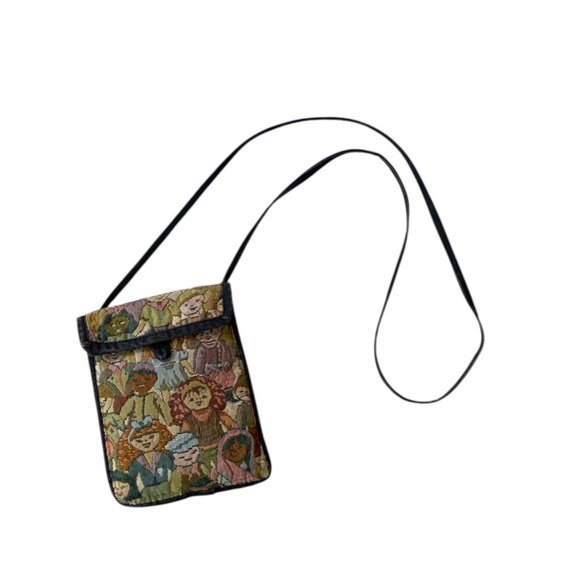 Children Of The World Crossbody Bag Beige One Size Vintage - Picture 1 of 9